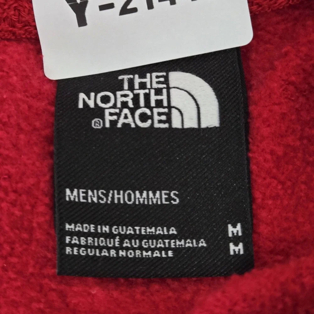 The‎ North Face Men Hoodie M Red Logo Embroidery Never Stop Exploring